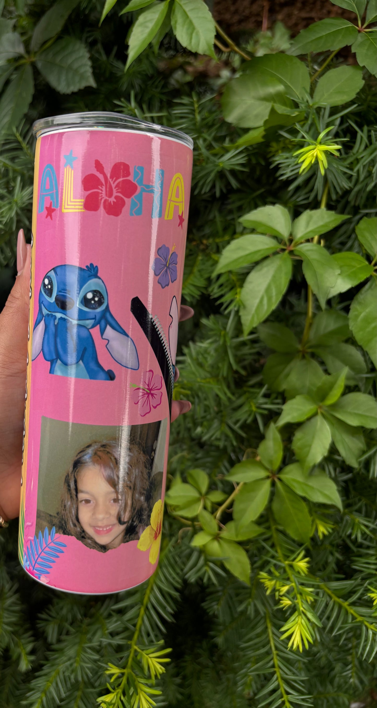 Ohana Pink Tumbler 20onz.