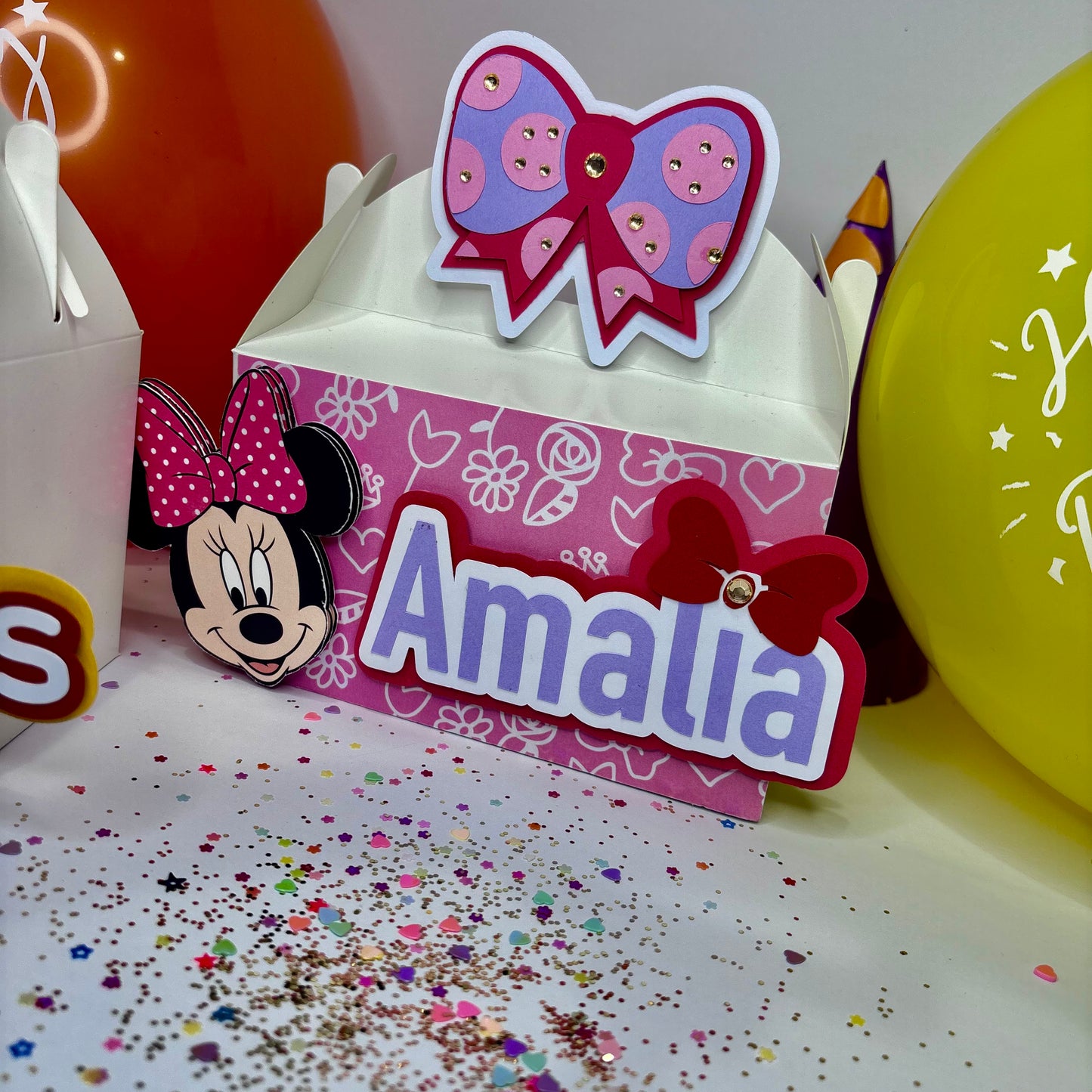 Cajas de dulce temática Mickey and Minnie