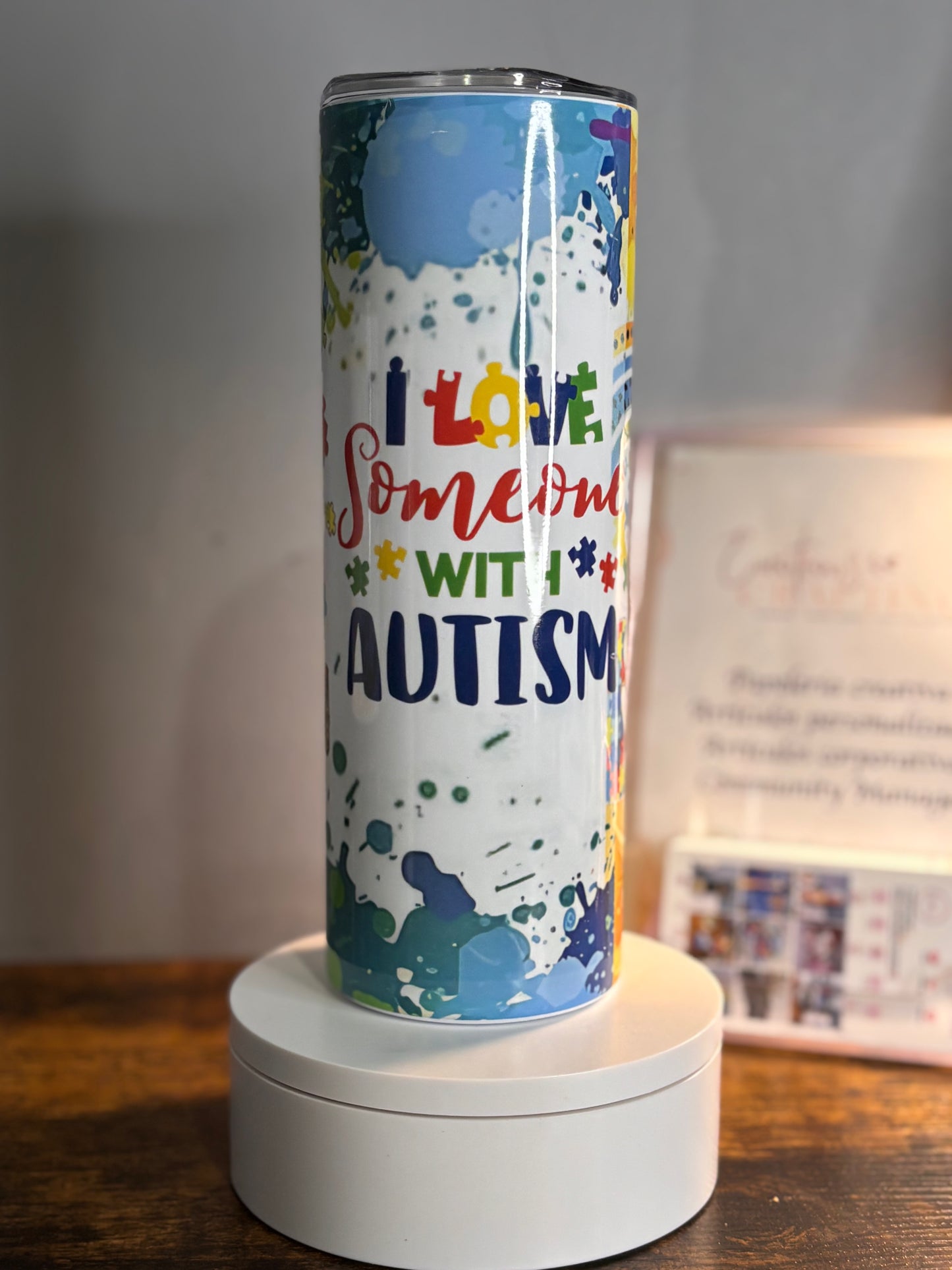 Autismo Mom's Tumblers 20onz.