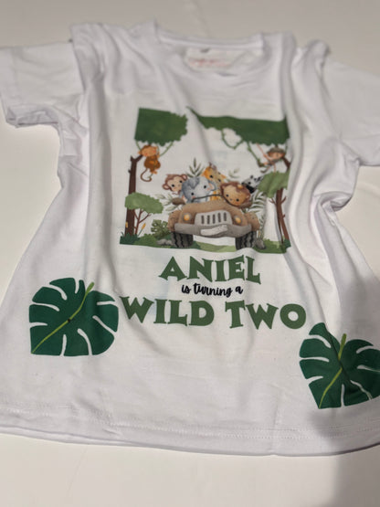 Safari Birthday T-shirts