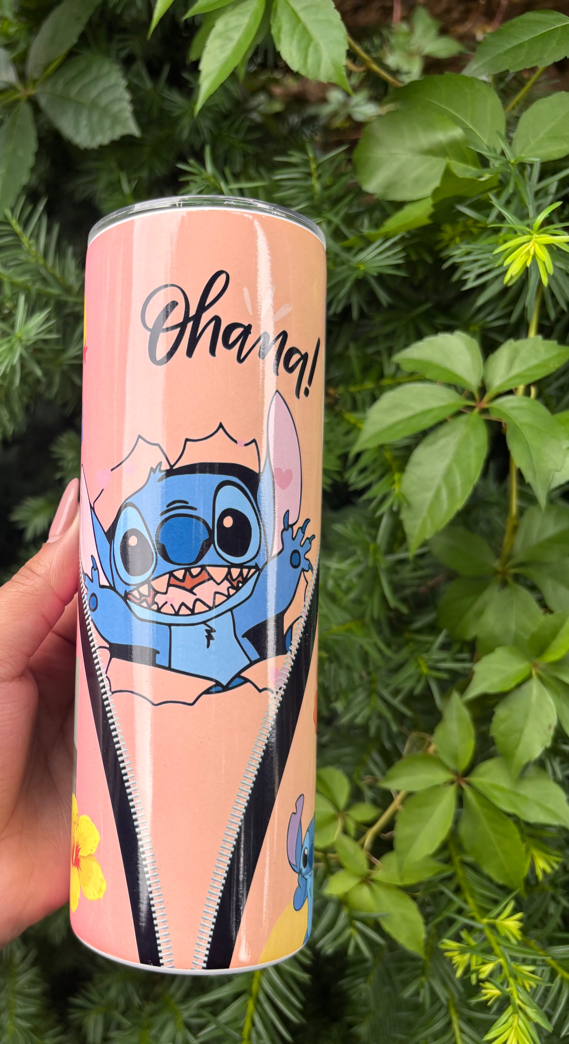 Ohana Pink Tumbler 20onz.