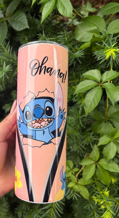 Ohana Pink Tumbler 20onz.