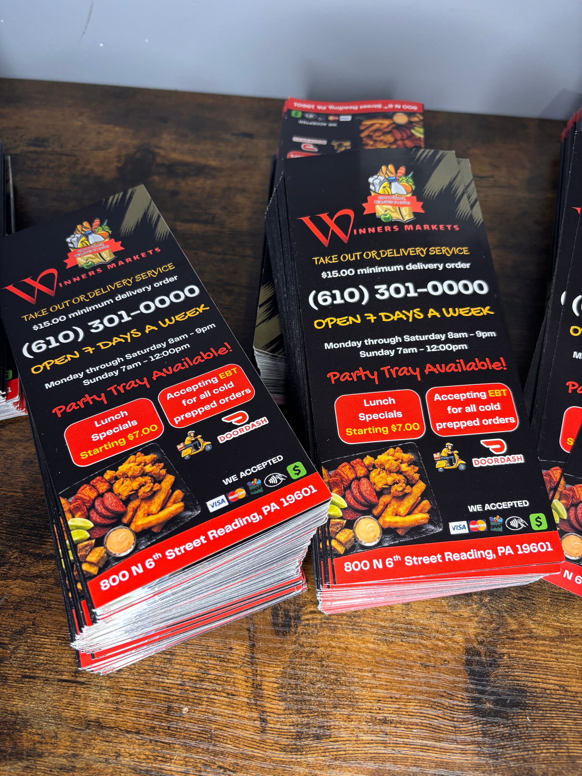 Menu Tri-fold 11x8.5