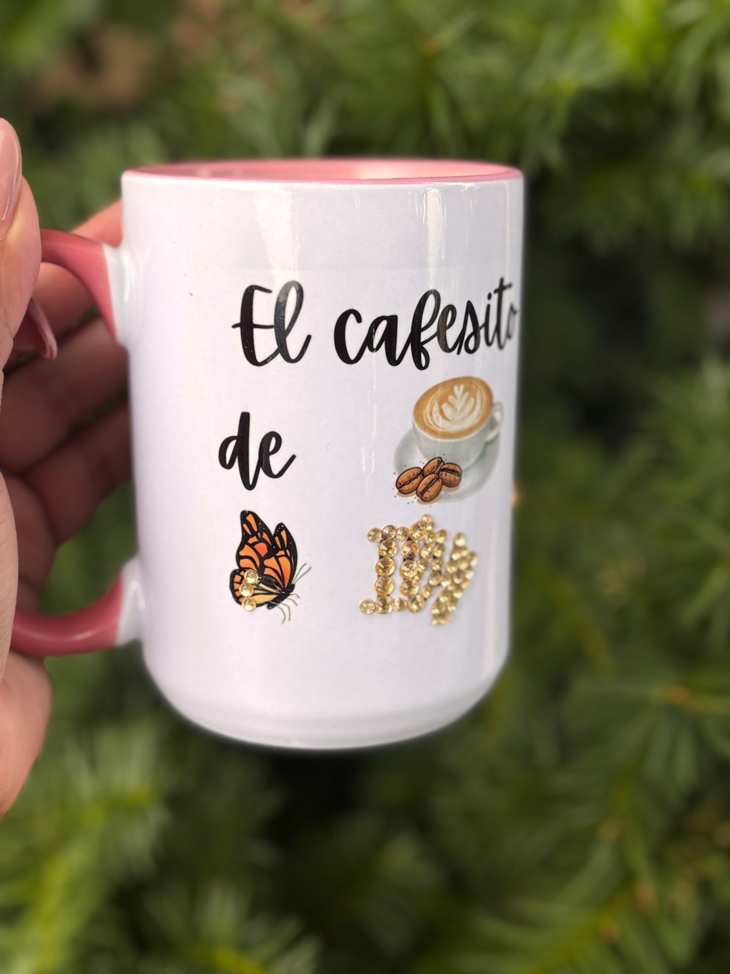 Tazas Personalizada con Pedrería