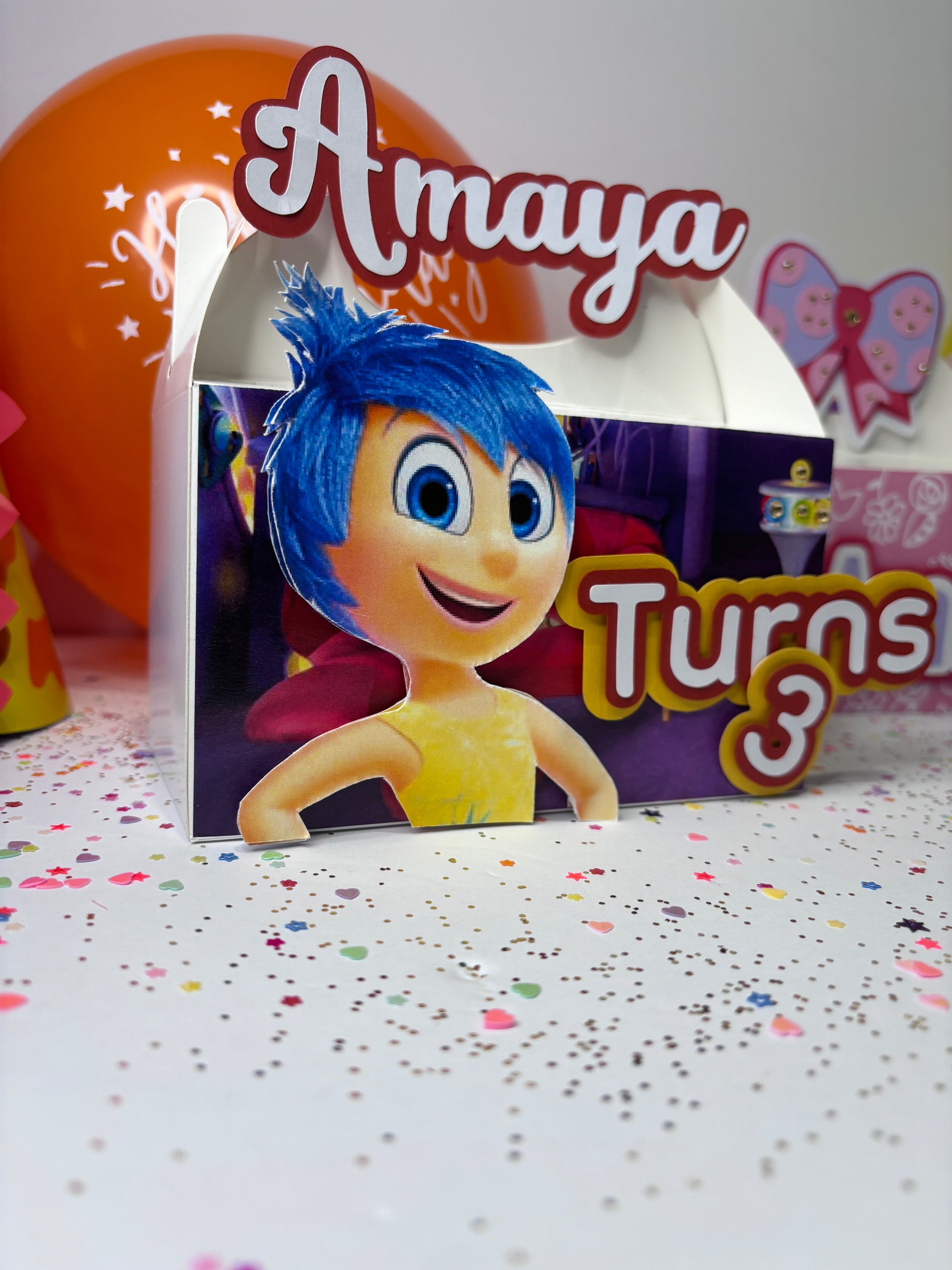 Cajas de dulce temática Intensamente