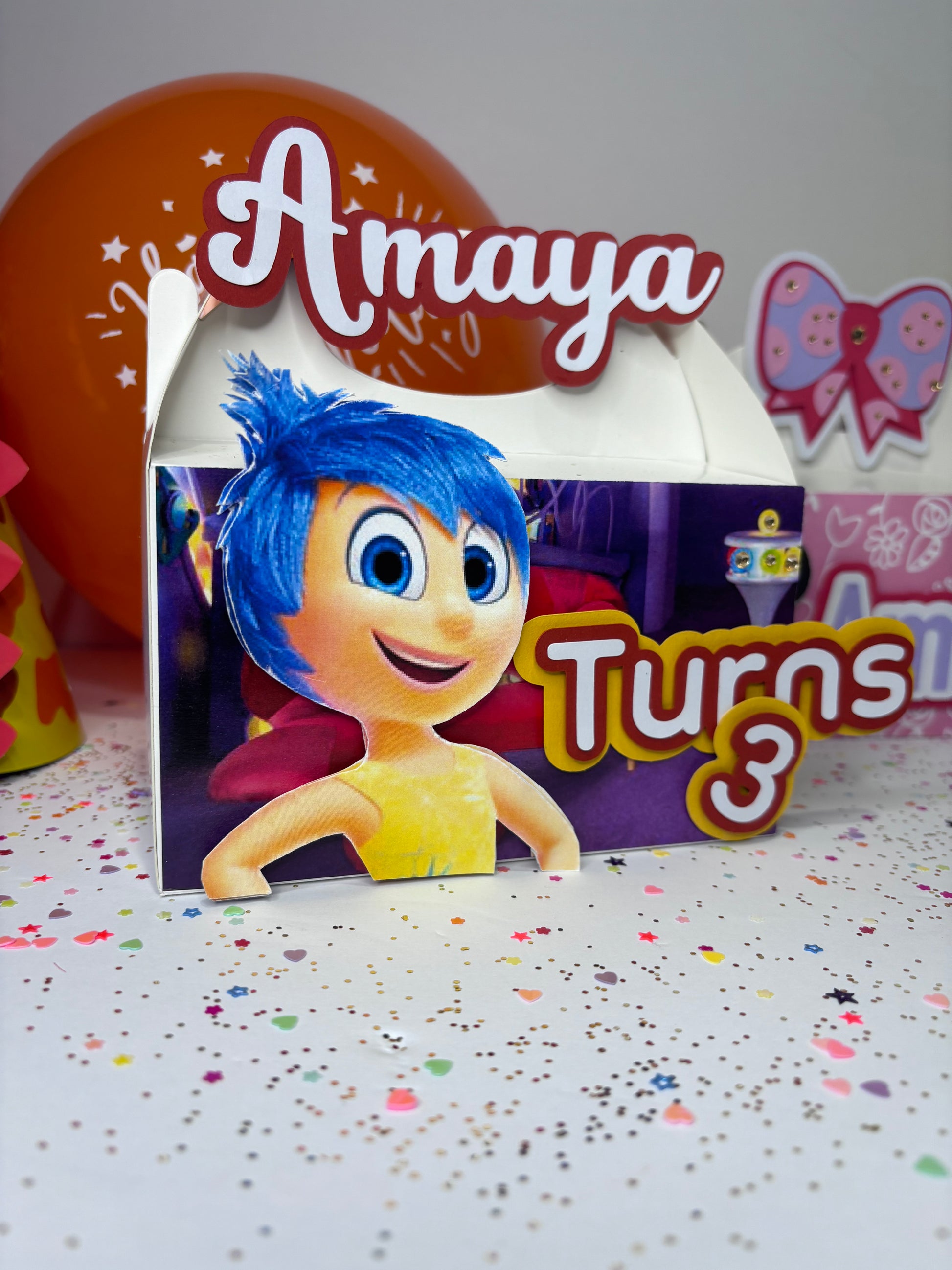 Cajas de dulce temática Intensamente