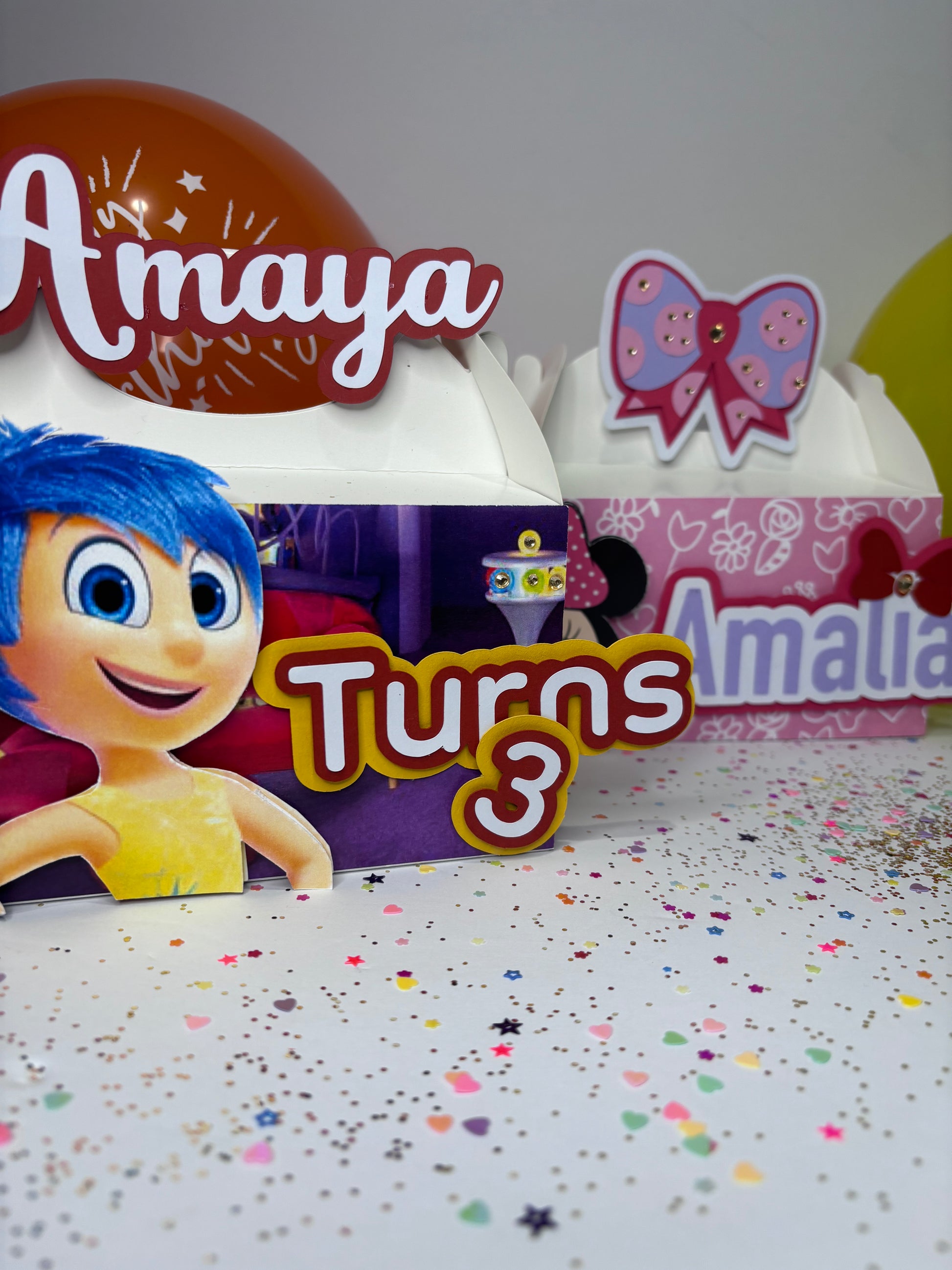 Cajas de dulce temática Intensamente