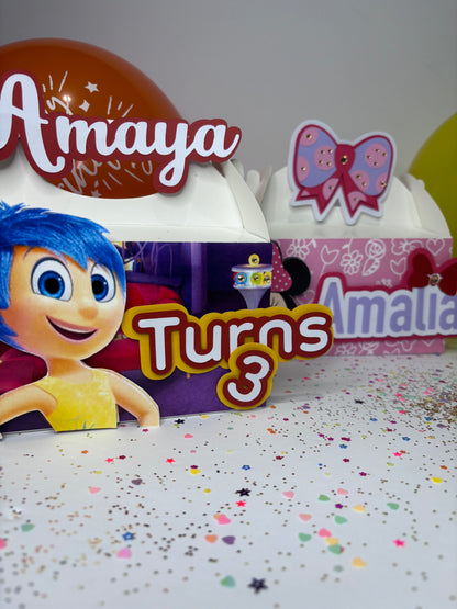 Cajas de dulce temática Intensamente