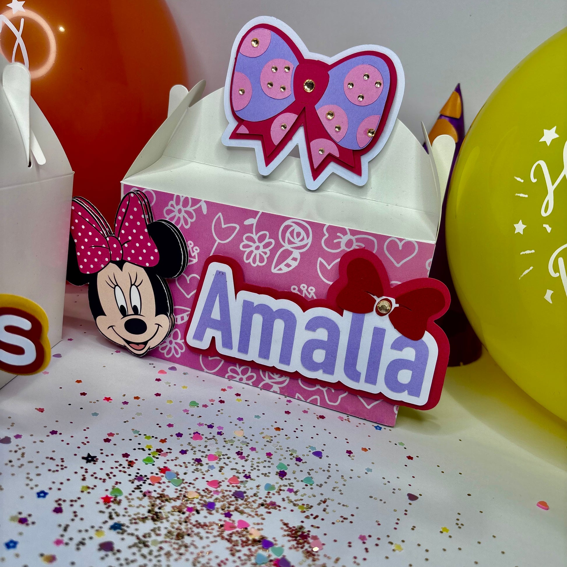 Cajas de dulce temática Mickey and Minnie