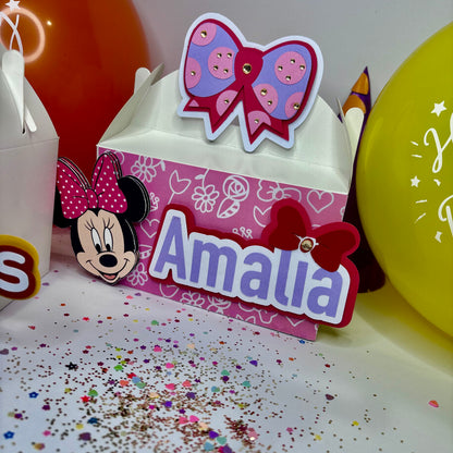 Cajas de dulce temática Mickey and Minnie