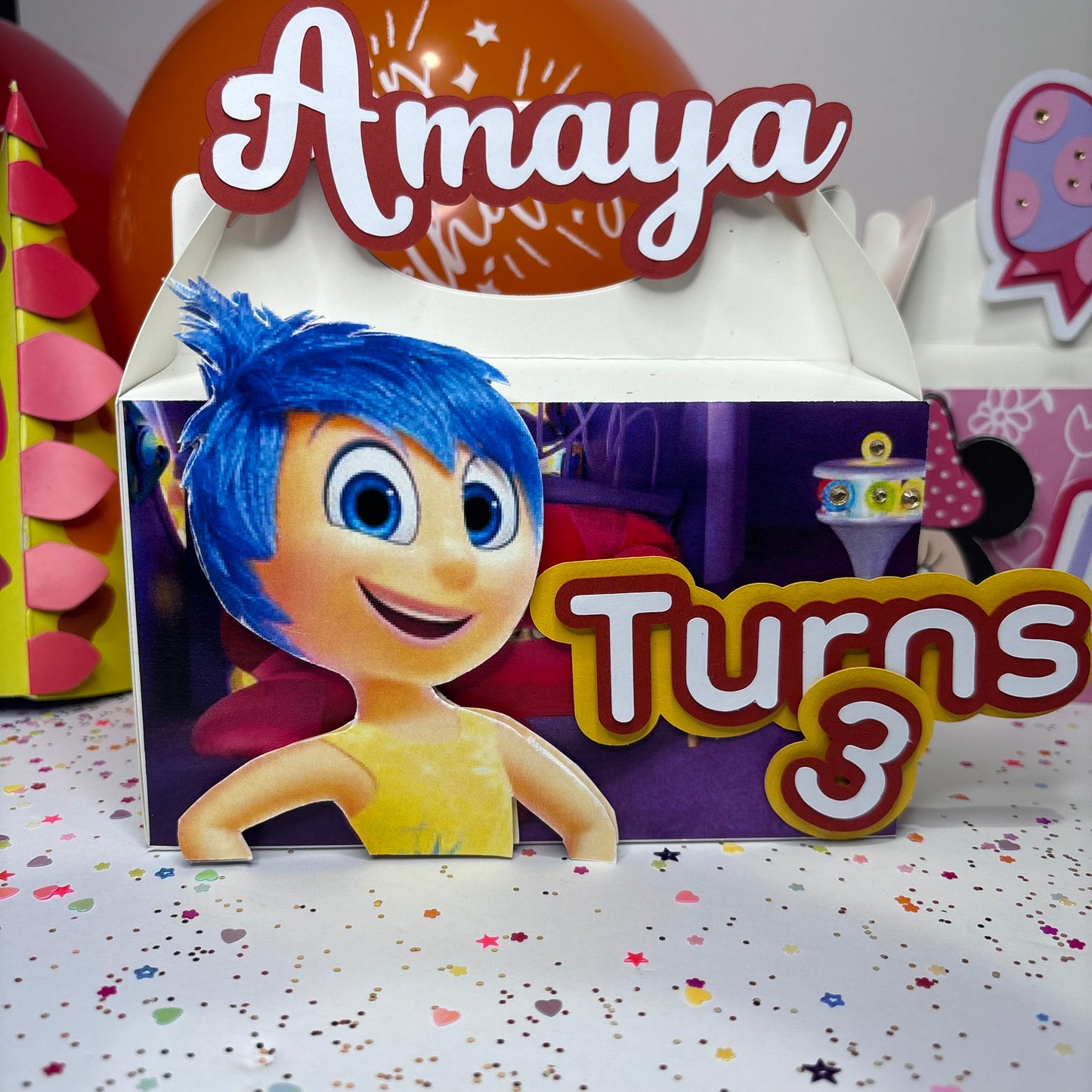 Cajas de dulce temática Intensamente