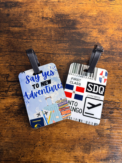 Etiquetas para maletas