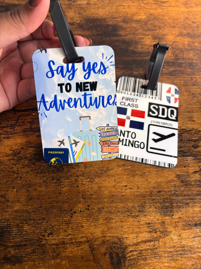 Etiquetas para maletas