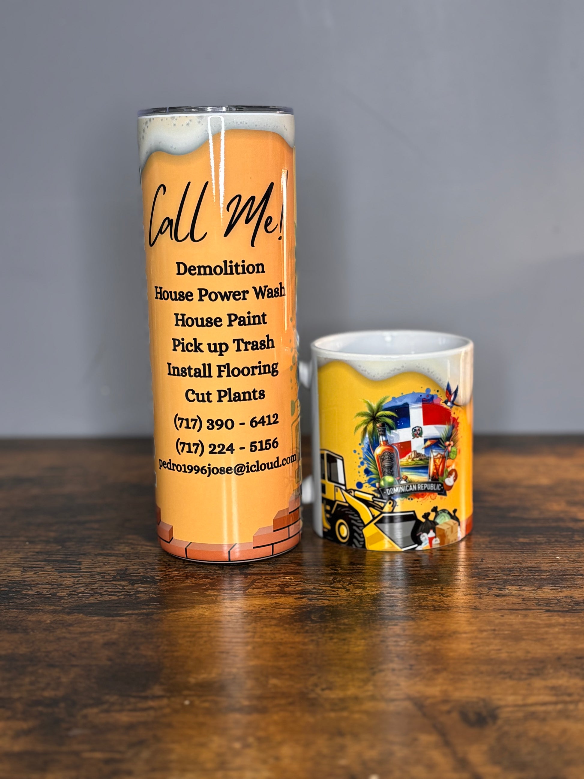 Combo Vaso y Taza Personalizada